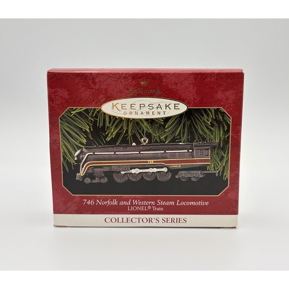 Hallmark Keepsake Ornament 1999 Lionel 746 Norfolk & Western Train 4 New VTG